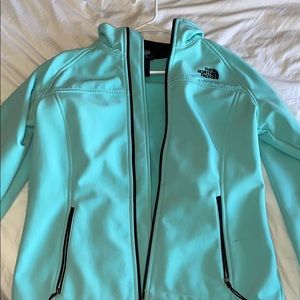 North face aqua coat